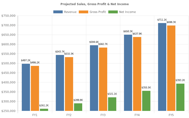 Business Plan Outline financial projections