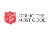 Salvation army logo and tagline